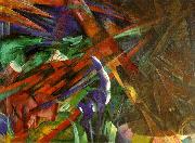 Franz Marc The Fate of the Animals, 1913 oil painting artist